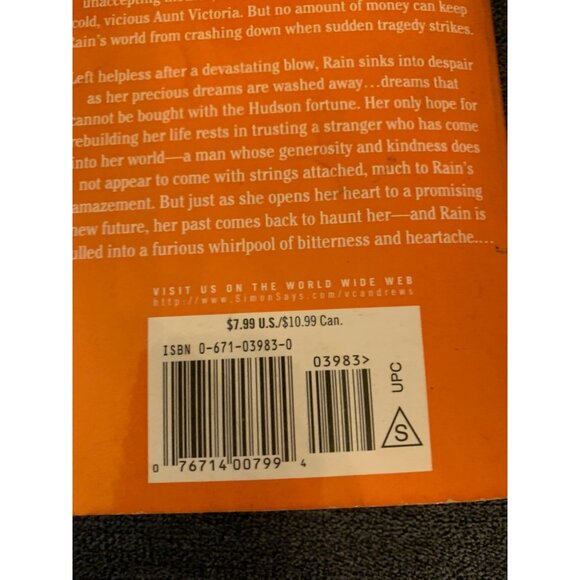 V.C. Andrews "Eye Of The Storm" Paperback Book - Picture 3 of 5